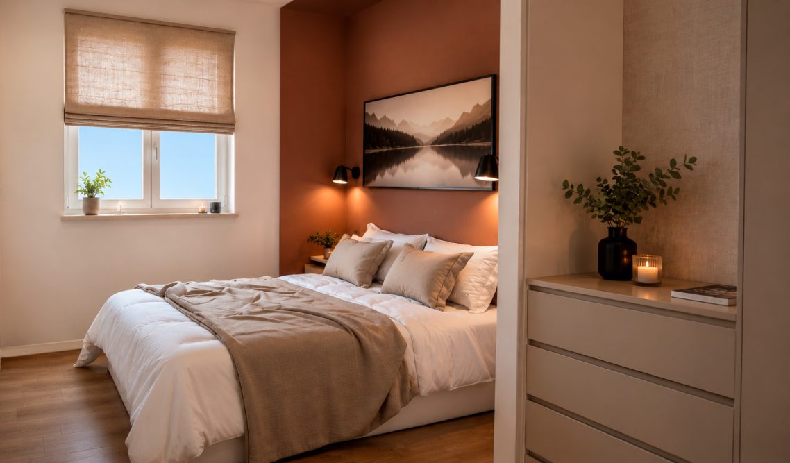 chambre avec espace dressing